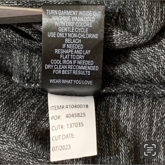 TORRID Women’s Dress, At The Knee, Faux Wrap, Black w/Heather Gray, Plus Sz. 2X - Picture 5 of 16